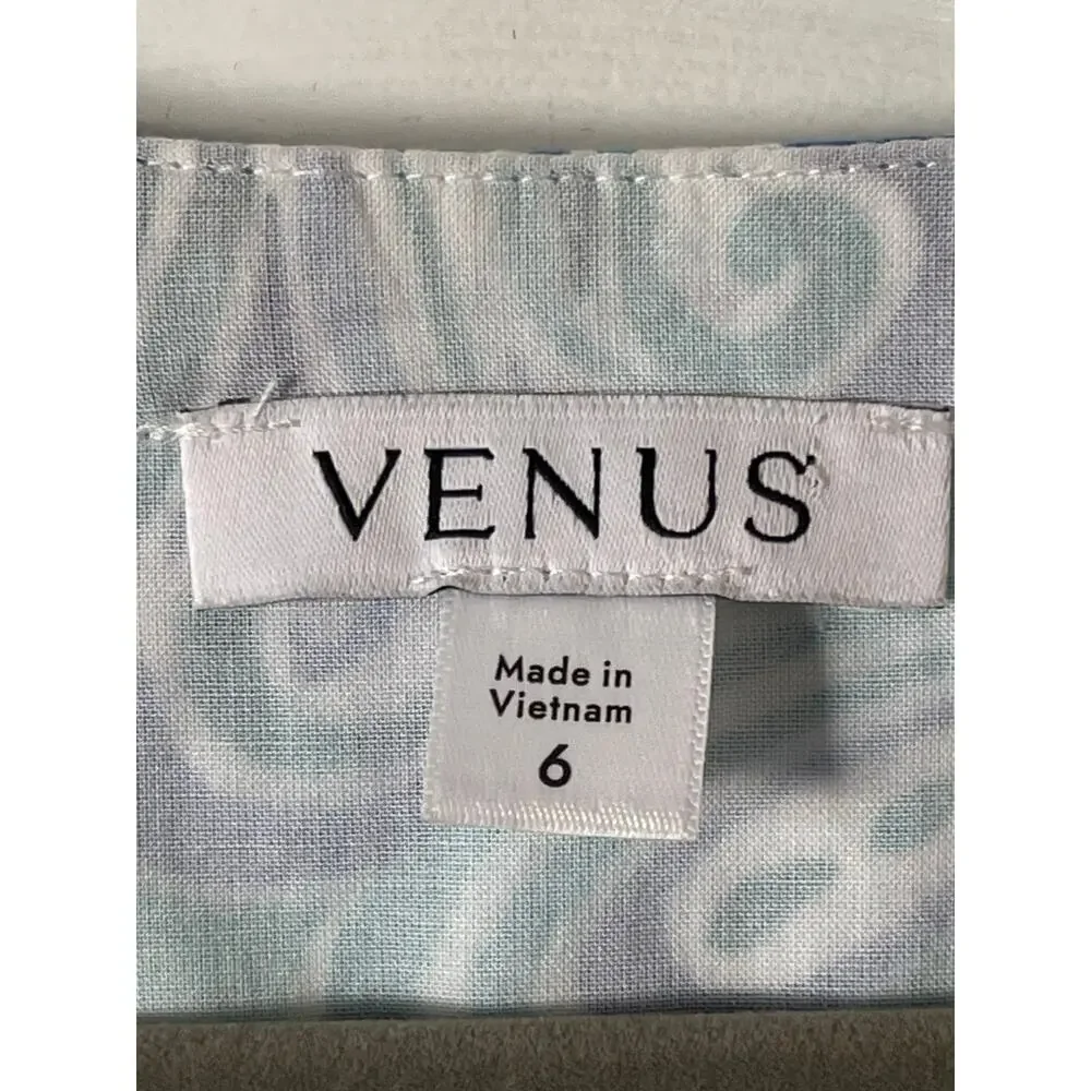 NWT Venus Ruffle High-Low Wrap Dress Size 6